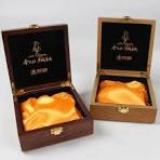 Luxury glossy paint varnish design wooden box perfume box accept custom  logo luxury wood gift box customization