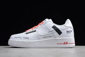 Black Air Force 1 Off White Back Off White X Nike Air Force 1 07 Frontal Panel White Ar7720 101 Nike Air Force Ones Nike Air Force Nike Shoes Air Force