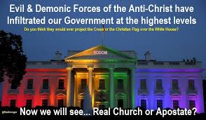 Résultat de recherche d'images pour "rainbow white house"