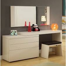 Athome Usa Athens Dresser 4 Pcs Set Dresser Extension Mirror And Stool In White High Gloss Finish Athcgsw Bedroom Vanity Set Bedroom Vanity Extension Mirror