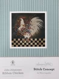 Mary Legallet Stitch Guide Ribbon Chicken by John Johannsen