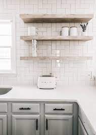 Though the shelf typically comes in white, you can place a custom order if there's a paint color that works better in your space. How We Made Our Floating Shelves And What We Learned Floating Shelf Diy Tutorial Floating Shelves Kitchen Floating Shelves Diy Kitchen Remodel