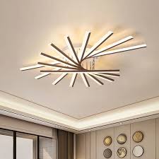 Ceiling lighting can be so many things: Modern Led Ceiling Lights Fixture For Living Room Home Art Deco Restaurant Office Gold Black Lamp With Remote Bedroom Lustre Ceiling Lights Aliexpress