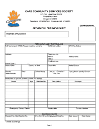 Star star star_border star_border star_border 2.2 / 5. Fillable Online Carecom Org Application For Employment Form Ccss Care Community Carecom Org Fax Email Print Pdffiller