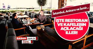 Sorusu dün cumhurbaşkanı recep tayyip erdoğan başkanlığında yapılan son dakika kabine toplantısının ardından yoğun şekilde araştırılmaya başlandı. Son Dakika Kafeler Restoranlar Lokantalar Acildi Mi Ne Zaman Acilacak Risk Haritasina Gore Kafelerin Restoranlarin Acilacagi Iller Ve Calisma Saatleri Son Dakika Haberler