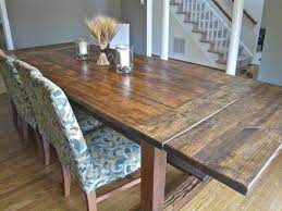 Farmhouse Decor Decorating Bible Blog Diy Rustic Dining Table Rough Farmhouse Farmhouse Dining Room Table Farmhouse Dining Room Rustic Kitchen Tables