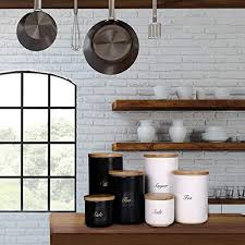 We did not find results for: Kitchen Canisters With Bamboo Lids Airtight Ceramic Canister Set Coffee Sugar Tea Flour Storage Containers Farmhouse Kitchen Decor White Set Of 3 Pricepulse