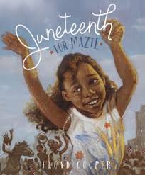 The patriotic colors and the center stars carry special weight. Juneteenth For Mazie By Floyd Cooper