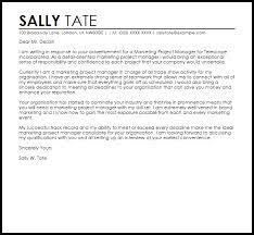 Make sure your emails convey the right tone before you hit send. Marketing Project Manager Cover Letter Sample Cover Letter Templates Examples