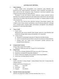 Maybe you would like to learn more about one of these? Laporan Audit Internal