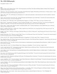 The ANES Bibliography