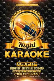 Karaoke Night Free Flyer Template Http Freepsdflyer Com Karaoke Night Free Flyer Template Enjoy Downloading Th Free Flyer Templates Karaoke Flyer Template