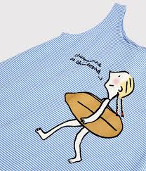 Marabout (april 30, 2014) language : Abito Soledad Bravi In Cotone Biologico Bambina Alaska Ecume Petit Bateau