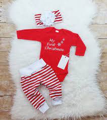 Here are some brilliant ideas for making your baby's first christmas one to remember. Best Baby S First Christmas Outfitt For Kids Christmas Baby Soutfitt Baby Christmas Outfit Baby Girl Christmas Outfit Baby Girl Christmas