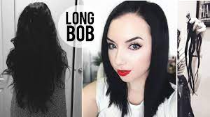 Black women naturally have darker hair, so getting blonde highlights near your face can add definition to it. How I Dye My Hair Blue Black New Cut Long Bob Haircut Youtube