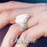#tiaraphotoshop what if princess charlene of monaco's diamond foam tiara was double sided? Charlene S Engagement Ring Royal Jewelry Princess Charlene Royal Engagement