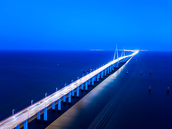 Mga resulta ng larawan para sa Hangzhou Bay Bridge - The Longest Sea Bridge"