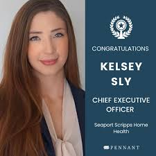 Join us in celebrating Kelsey Sly's award of Chief Executive Officer (CEO)  of Seaport Scripps Home Health!