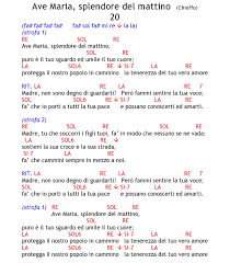 Sarà difficile diventar grande prima che lo diventi anche tu tu che farai tutte quelle domande io fingerò di saperne di più sarà difficile ma sarà come deve essere metterò via i giochi proverò a crescere. Ave Maria Splendore Del Mattino Portale Scolastico Atuttascuola