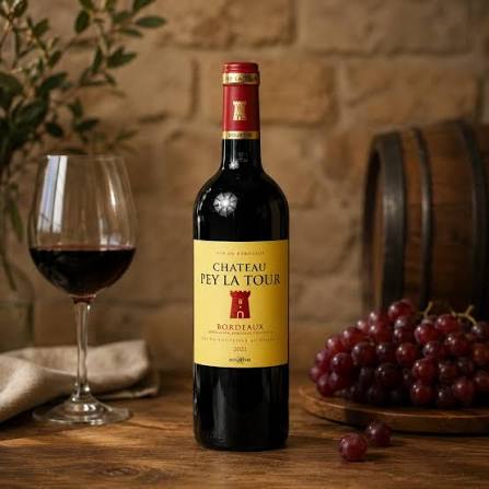 Ch&acirc;teau Pey La Tour is a highly regarded, affordable Bordeaux estate owned  by Dourthe, producing Merlot-dominant wines known for their bright,  red-fruit-forward profiles, velvety tannins, and excellent value. It offers  charming, supple,