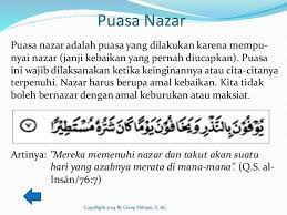Manfaat Puasa Nazar