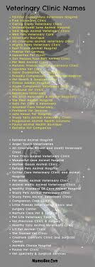 We have limited seating inside of our waiting room and a tent outside of our facility. 300 Catchy Vet Company Names For Veterinarian Veterinary Clinic Pet Clinic Veterinary Care