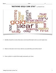 Nothing Gold Can Stay By Robert Frost Poetry Analysis Poetry Analysis Literature Lessons Poetry Lessons