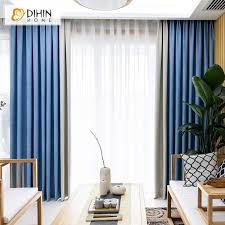 When you return to your home after working at the office, this view will help you relax and rejuvenate your body and mind. Modern Curtain Blackout Grommet Window Curtain For Living Room Dihinhome Home Textile