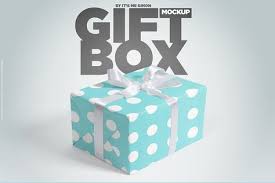 Gift Box Mockup For Photoshop Mockup Box Gift Mockups Box Mockup Handmade Font Mockup