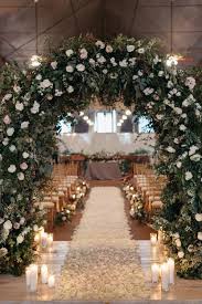 25 Stunning Floral Wedding Design That Stole The Show Indoor Garden Wedding Indoor Wedding Ceremonies Indoor Wedding Arches