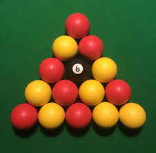 The 1 ball is placed on the rack's right corner, and the 5 ball on left corner from the racker's vantage point. Beginners Guide To Racking Pool Balls