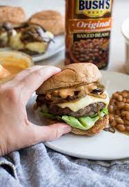 Portobello mushroom burger in the oven. Mushroom Swiss Burgers Best Gourmet Burger Recipe