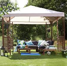 Simply extend the one piece steel frame, attach the canopy top, adjust the legs and you're all set. Outdoor Umbrellas Ikea Tradgard Hus Inredning
