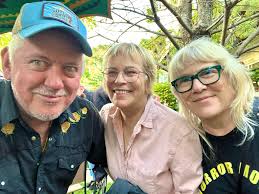 My peers! Julia Adams and Sue Miller came to our little benefit show this  afternoon…