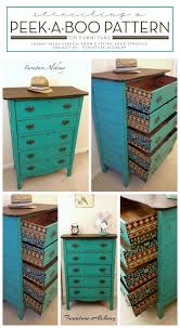 Stenciling A Peek A Boo Pattern On Furniture Stencil Stories Stencil Furniture Furniture Diy Furniture Makeover