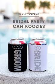 Download Check Out These Awesome Diy Bridal Party Can Koozies