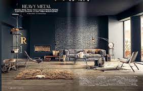 10 Must Have Items For The Ultimate Man Cave Industrial Living Room Design Industrial Style Living Room Rustic Industrial Living Room