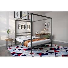 Queen gold canopy beds frames. Dhp Modern Canopy Bed Gold Multiple Sizes Queen Modern Canopy Bed White Metal Bed Canopy Bed Frame