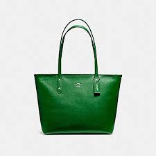 Brilliant long classic kelly green jersey circle scarf this long jersey scarf is the must have accessory for your wardrobe sure to add the pop of color. Coach F58846 City Zip Tote Silver Kelly Green Coach Handbags