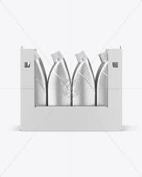 Download Paper Box W Metallic Bottles Mockup In Bottle Mockups On Yellow Images Object Mockups Yellowimages Mockups