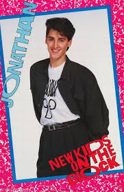 New Kids On The Block Jonathan Knight 1989 Rare Vintage Poster New Kids On The Block Jonathan Knight New Kids