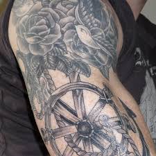 A compass tattoo is a common sight among fishermen and sailors. Anchor Tattoo Ideas For Men