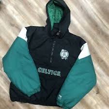 Find your boston celtics hoodies and sweatshirts at the official boston celtics shop. Boston Celtics Nba Basketball Vintage 90s Logo 7 Winter Parka Hoodie Jacket Larg Ebay
