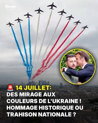 Le 14 juillet prochain, la France affirme son soutien à l'Ukraine. Le  défilé du 14 juillet 2026 sur les Champs-Élysées sera dédié à l'Ukraine.  Cet événement, qui devrait être le plus important