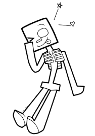 Minecraft ender dragon coloring pages getcoloringpages com. Enderman Minecraft Coloring Pages Novocom Top