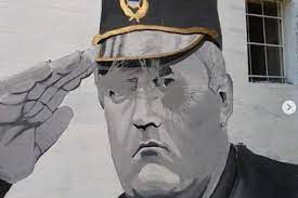 Ratko mladic has been found guilty over some of the worst crimes of the wars in former yugoslavia, including genocide. Ostecen Mural Navijaca Partizana Posvecen Ratku Mladicu Telegraf Rs