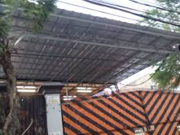 Kanopi baja ringan carport atap alderon rs di palm town house, cikarang baru. Harga Kanopi Atap Spandek Zincalume Ks001 Asia Bengkel Las