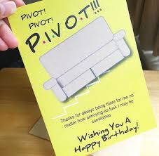 Handwritten Birthday Note For Friend F R I E N D S Funny Birthday Card Pivot Friend Birthday Card Best Friend Birthday Card Friends Show Tv Card Birthday Cards For Friends Birthday Wishes Funny Funny Birthday Cards