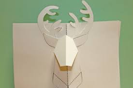 Personalize and print greeting cards from home. How To Make Printable Reindeer Pop Up Greeting Cards Holidappy