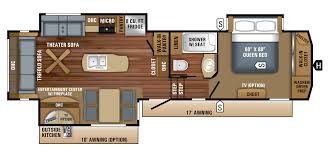 2018 Eagle Fifth Wheel 317rlok Floorplan Rv Floor Plans Floor Plans Fifth Wheel